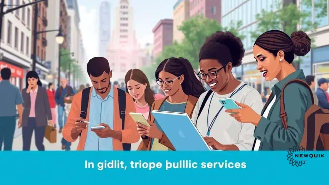Benefits of digital public services for citizens