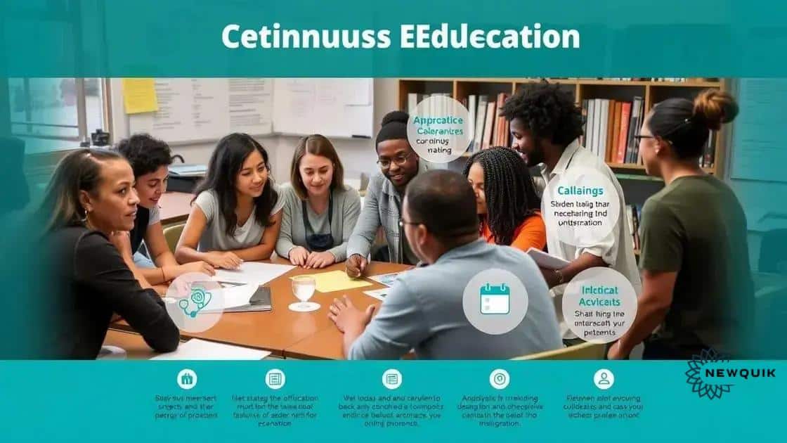 Strategies for continuous education