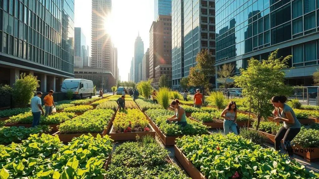 Urban farming initiatives transforming city landscapes