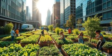 Urban farming initiatives transforming city landscapes