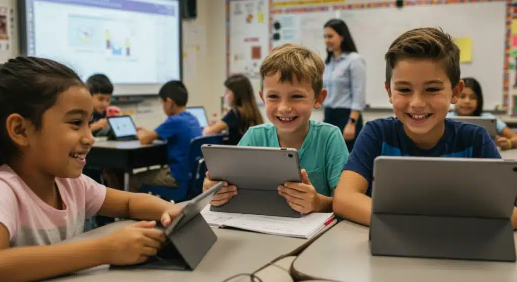 Digital Literacy Standards: 70% US Schools Adopt by 2025