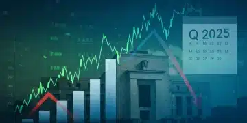 Housing Market Pulse: Fed's Q2 2025 Mortgage Rate Impact Revealed Federal Reserve building influencing mortgage rates graph for Q2 2025