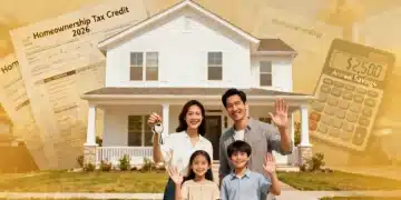 Family in front of new home, symbolizing homeowner tax benefits 2026