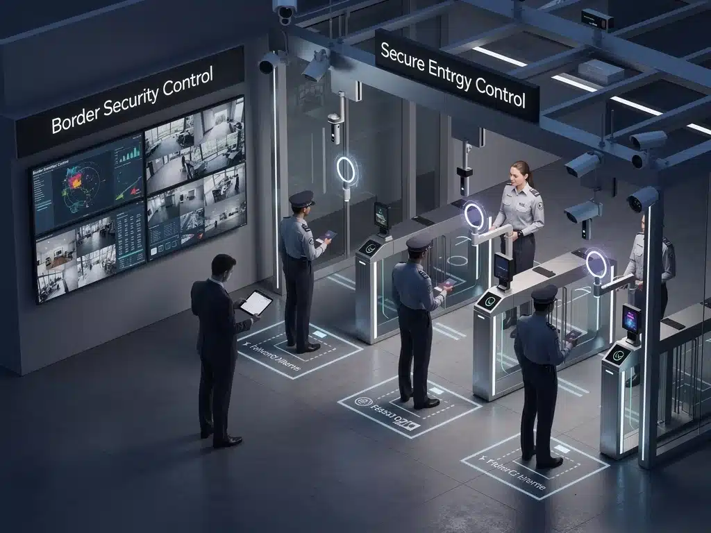 Advanced biometric border security and enforcement technology