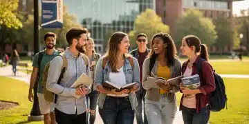 College students on campus, symbolizing Pell Grant opportunities