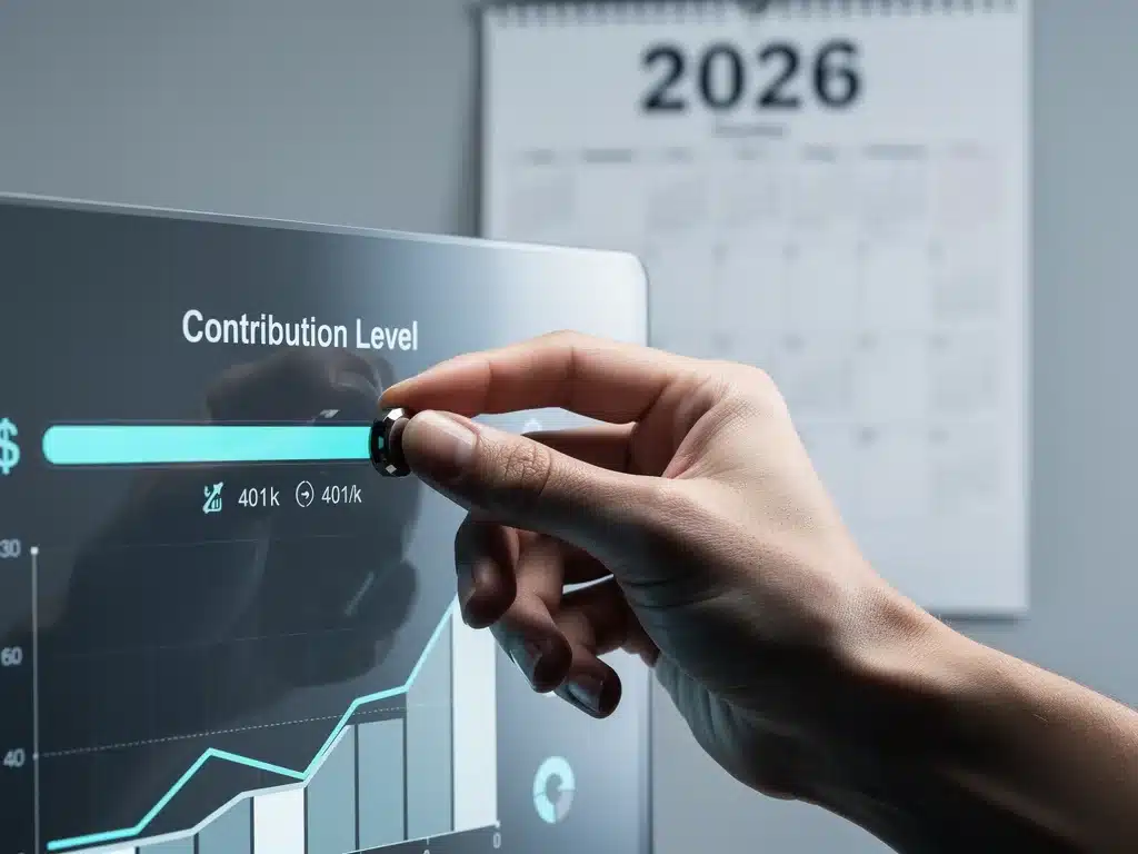 Increasing 401(k) contributions incrementally for 2026.