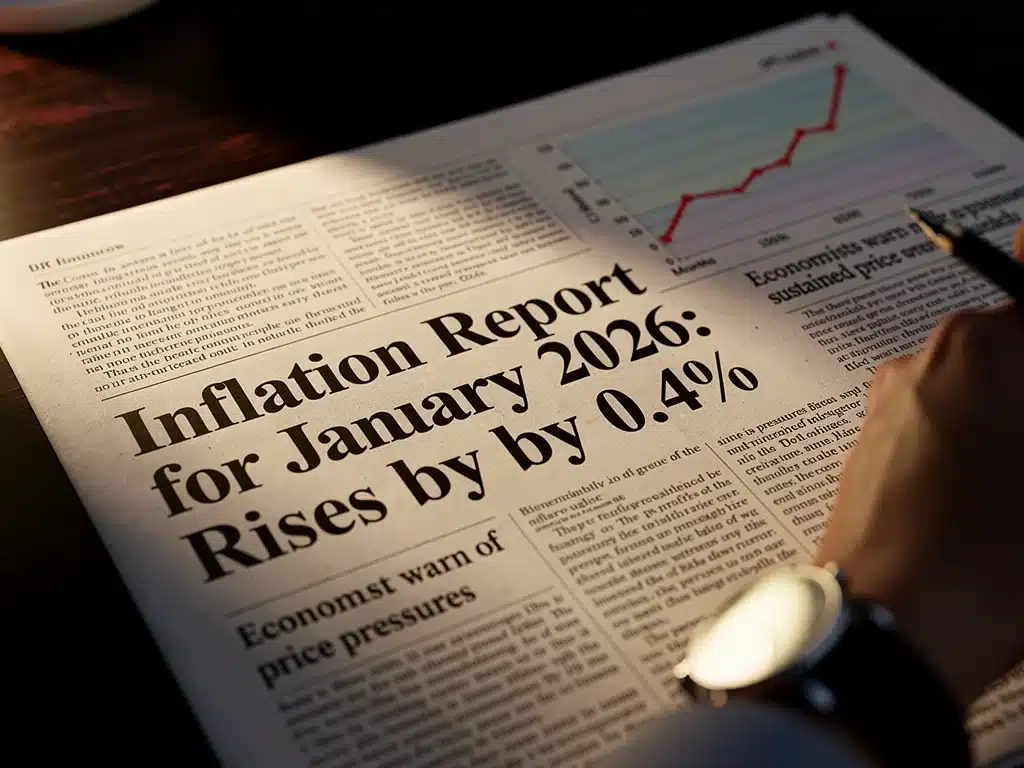 Inflation Report January 2026: CPI Rises by 0.4%