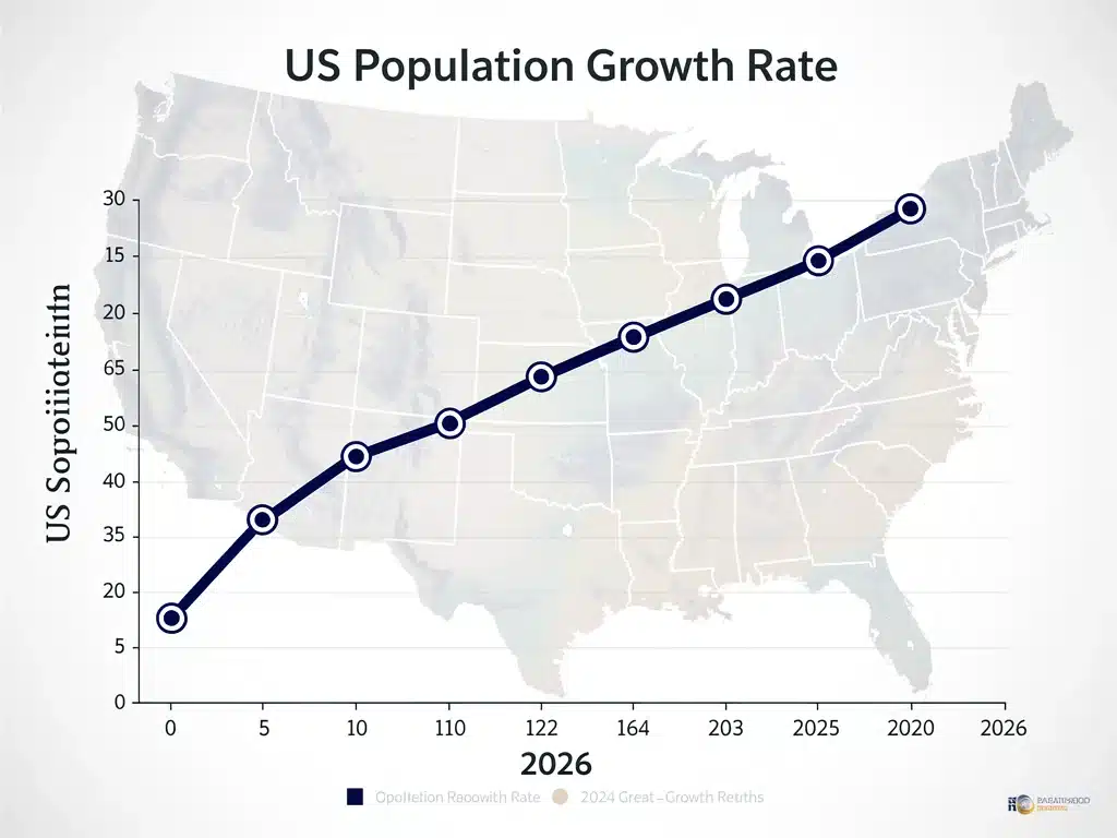Census Bureau’s Latest Population Estimates: US Growth Slows to 0.3% in 2026