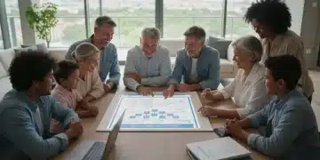 Multi-generational family reviewing estate plan documents in 2026