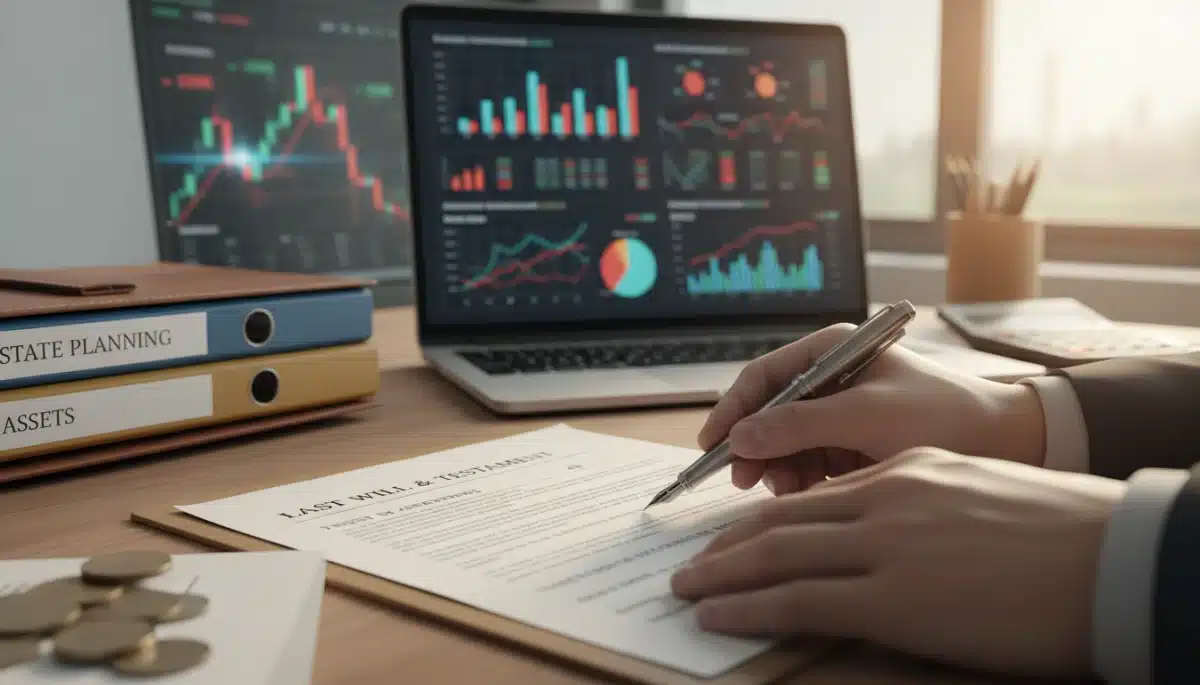Hands signing legal estate planning documents in 2026