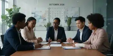 Workers discussing 2026 compensation benefits with a legal advisor